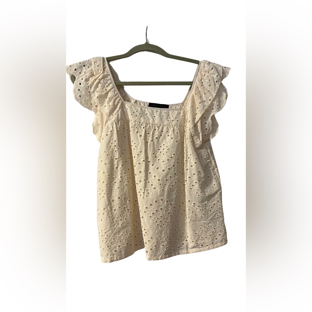 Sanctuary Eyelet Cotton Top